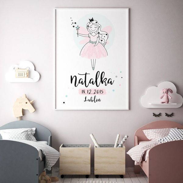 Plakat Metryczka z Zosią P019- rozmiar plakatu A4 (21 cm x 29,7 cm) zdjęcie 2