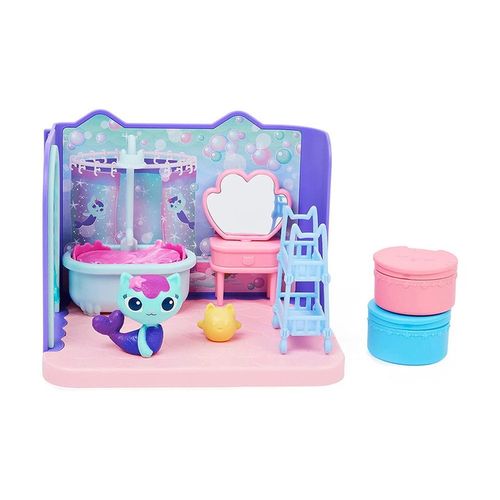 KOCI DOMEK GABI ZESTAW ŁAZIENKA SYRENKOTKA Z FIGURKĄ + MEBELKI MERCAT na Arena.pl