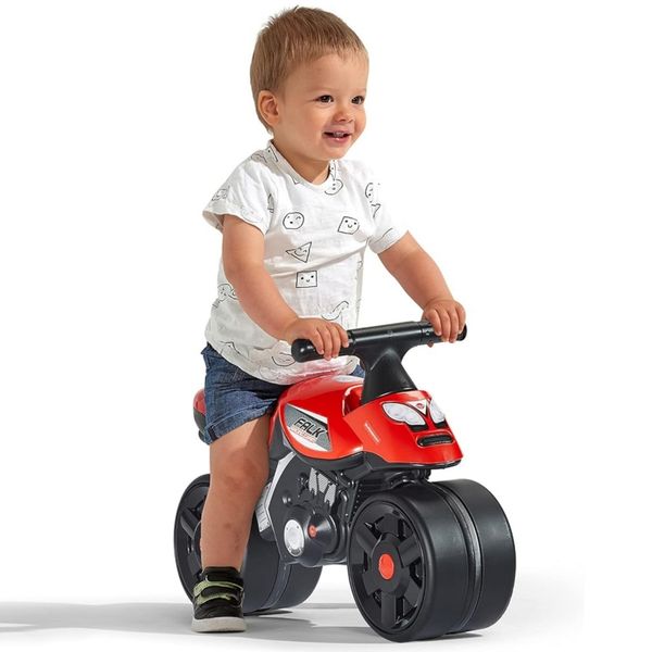 FALK Jeździk Racing Czerwony Szerokie Koła 1+ zdjęcie 11