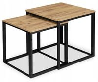 STOLIK KAWOWY ŁAWA STÓŁ ZESTAW STOLIKÓW 2w1 LOFT INDUSTRIAL STOLIKI