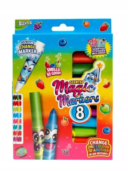 PACHNĄCE MARKERY MAGICZNE 8SZT SCENTOS 20102 zdjęcie 1
