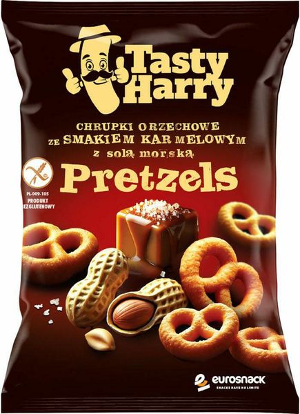 EUROSNACK PRECLE 100G SŁONY KARMEL zdjęcie 1