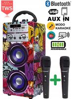 Głośnik przenośny Dynasonic E-025 Bluetooth FM AUX USB