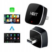 ADAPTER CARPLAY ANDROID AUTO 2w1 BEZPRZEWODOWY CAR PLAY BLUETOOTH iOS
