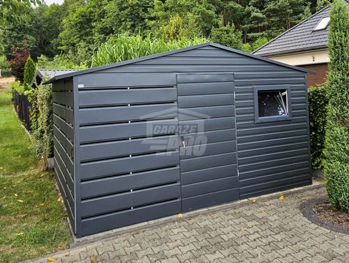 Schowek Domek Ogrodowy 2,5x3,5 wiata 1x3,5 drzwi okno GP624 na Arena.pl