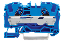 Wago złączka 2-przewodowa przelotowa na szynę DIN 6mm2 niebieski 2006-1204 1szt