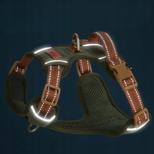 Szelki Dla Małego / Dużego Psa Mocne Easy Walk Regulowane M Odblaskowe na Arena.pl