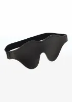 taboom intense dark blindfold opaska z ekoskory welurowa czarna