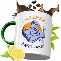 Kubek Zielony Dla Mechanika Na Urodziny Prezent