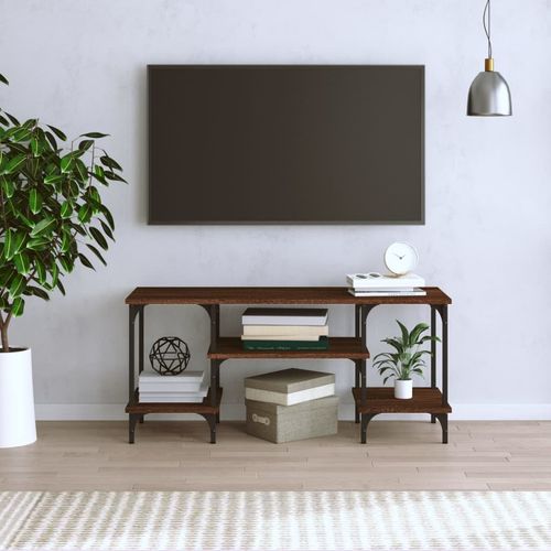 Szafka pod TV, brązowy dąb, 102x35x45,5 cm na Arena.pl