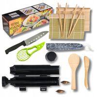 Zestaw do robienia sushi ZLARO z maszynką, matami bambusowymi i nożem
