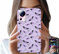 ETUI DO XIAOMI 13 LITE - MODNE WZORY WIDŁY SERCA KOKARDKI KOKARDA