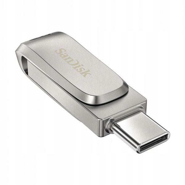 Metalowy Pendrive do telefonu SanDisk 128GB Ultra Dual Drive Luxe USB-C zdjęcie 4