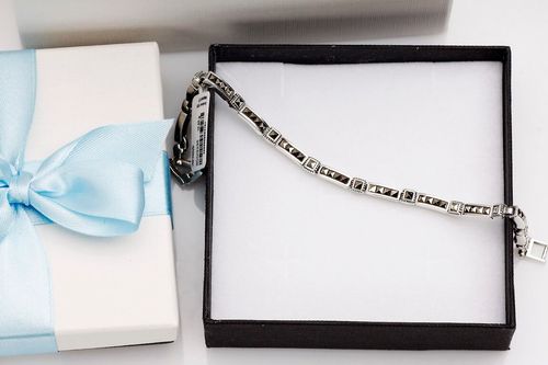 Srebrna bransoleta BDM3235 - Markazyty na Arena.pl