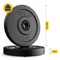 ZESTAW OBCIĄŻENIE BITUMICZNE TALERZE KOMPOZYTOWE CEMENTOWE NAKŁAD 4x2,5 kg