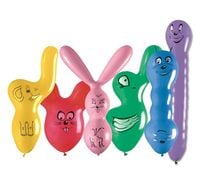 balony pastelowe kształty  25 szt.  gpfmix/25