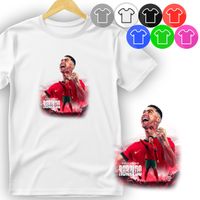 KOSZULKA DZIECIĘCA T-SHIRT - CRISTIANO RONALDO CR7 SPORT PIŁKA - S 122-128
