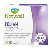 Naturell Folian kwas foliowy ciąża 60 tabl.