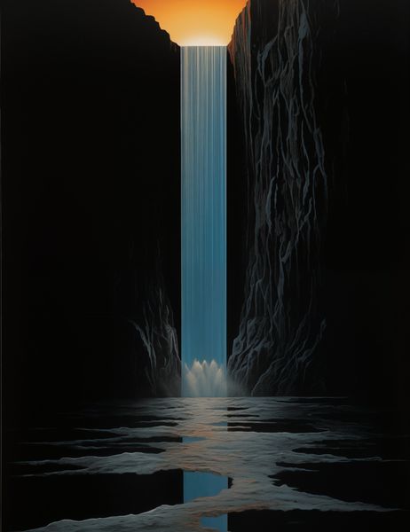 Plakat 50x65cm Wodospad Światła zdjęcie 1