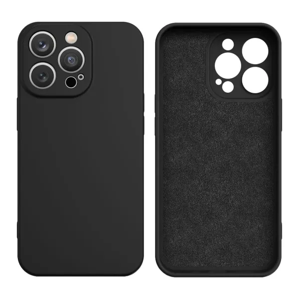 etui silicone case do samsung galaxy a15 - czarne zdjęcie 1