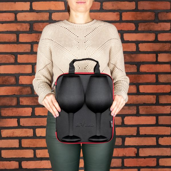 Etui z kieliszkami diVinto - Black zdjęcie 5