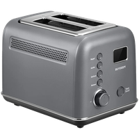 buydeem automatyczny metalowy toster na 2 kromki, model dt730e, kolor