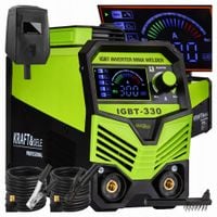 spawarka inwertorowa   mma igbt lift tig lcd 4w1 20-330a kraft&dele 4w1