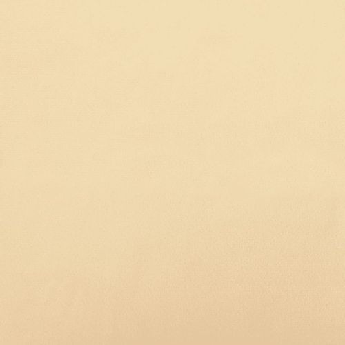 Podnóżek z drewnianymi nóżkami, kremowy, obity aksamitem na Arena.pl