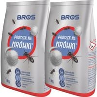 BROS Proszek na Mrówki Preparat do Gniazd Silny Trutka do Podlewania 2x 1kg