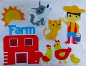 TABLICA FILCOWA DLA DZIECI EDUKACYJNA MONTESSORI MATA PLANSZA Z RZEPAMI CE