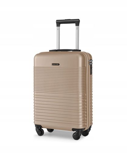 Walizka Kabinowa Podróżna Na Kółkach Twarda PUCCINI Szampańska ABS028C-6C na Arena.pl