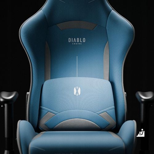 Fotel gamingowy Diablo Chairs X-Starter Niebieski na Arena.pl