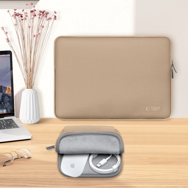 TECH-PROTECT NEOSLIM LAPTOP 13-14 CAFFE LATTE zdjęcie 6