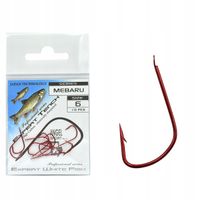 Haczyk Haczyki KAMIKAZE MEBARU Nr 6 (10szt) czerw