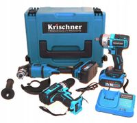 2 x Szlifierka kątowa wiertarka udarowa klucz udarowy zestaw narzędzi 88V