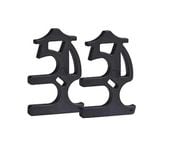 Bezdotykowy Otwieracz do Drzwi Brelok Higieniczny Zestaw 2 Sztuki Czarny