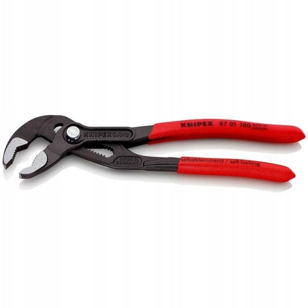 Szczypce nastawne do rur Cobra 180 mm żabka klucz Knipex 87 01 180 zdjęcie 8