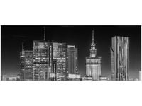 100X40CM WARSZAWA OBRAZ DREWNO