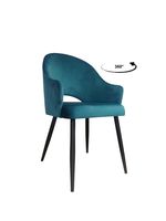 Krzesło obrotowe Velvet podstawa czarna MG20