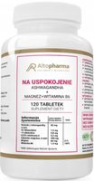 Altopharma Na uspokojenie ashwagandha magnez 120t