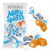 Toffi Roshen Cukierki Milky Splash Toffi z Nadzieniem Mlecznym 1 kg 1000 g