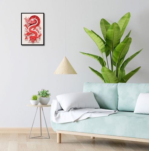 Plakat 29,7x42cm Czerwony Smok na Arena.pl