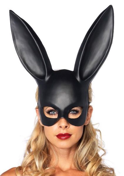 Masquerade Rabbit Mask Black zdjęcie 1