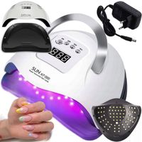 Lampa Do Paznokci Mocna Manicure Hybrydy Żele Timer UV/LED 220W pedicure