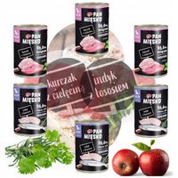 PAN MIĘSKO MOKRA KARMA DLA KOCIĄT WYJĄTKOWY MIX SMAKÓW 6 X 400 G