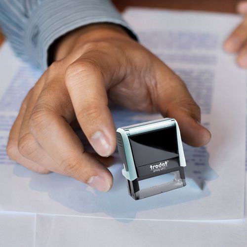 PIECZĄTKA TRODAT 4911 DO 4 LINII FIRMOWA IMIENNA BIUROWA PROJEKT + GUMKA na Arena.pl
