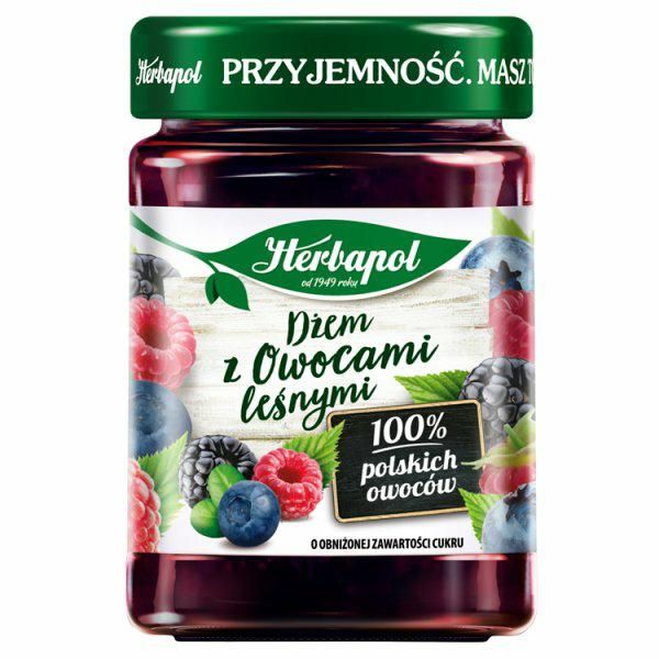 HERBAPOL DŻEM OWOCE LEŚNE 280G zdjęcie 1