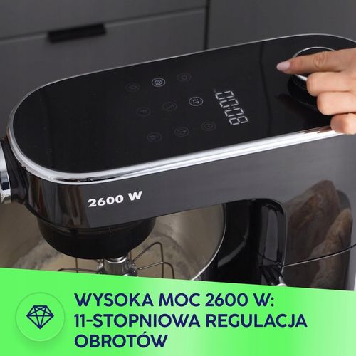 Robot planetarny kuchenny mikser szatkowanie 3w1 mocny 2600W MPM MRK-26 na Arena.pl
