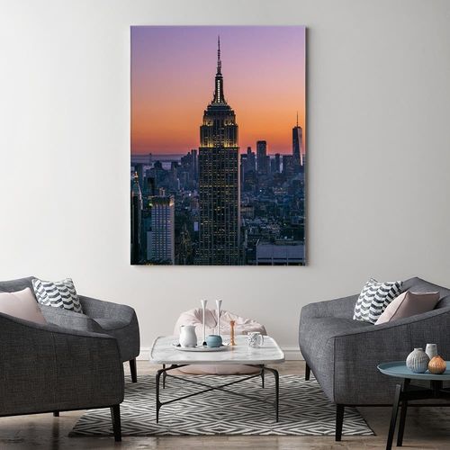Obraz na płótnie – Canvas, Empire State Building 60x90 na Arena.pl