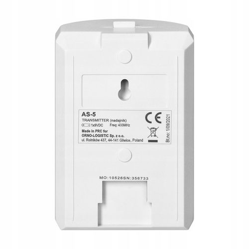 ALARM BEZPRZEWODOWY CZUJNIK RUCHU SYGNALIZATOR WEJŚCIA DO SKLEPU NA BATERIE na Arena.pl